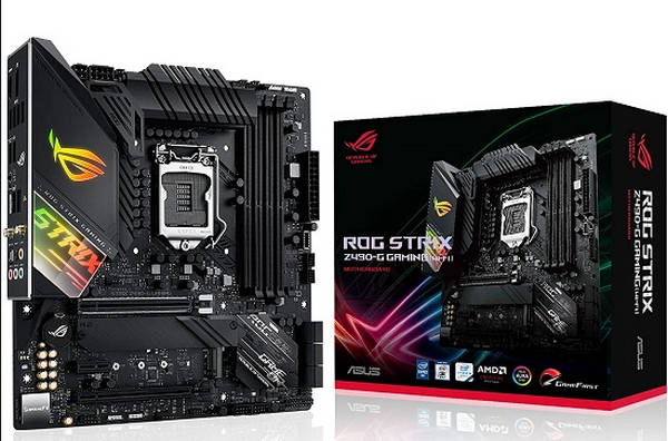 ASUS ROG-STRIX-Z490-G-GAMING-WI-FI Intel 10th LGA1200 mATX Motherboard